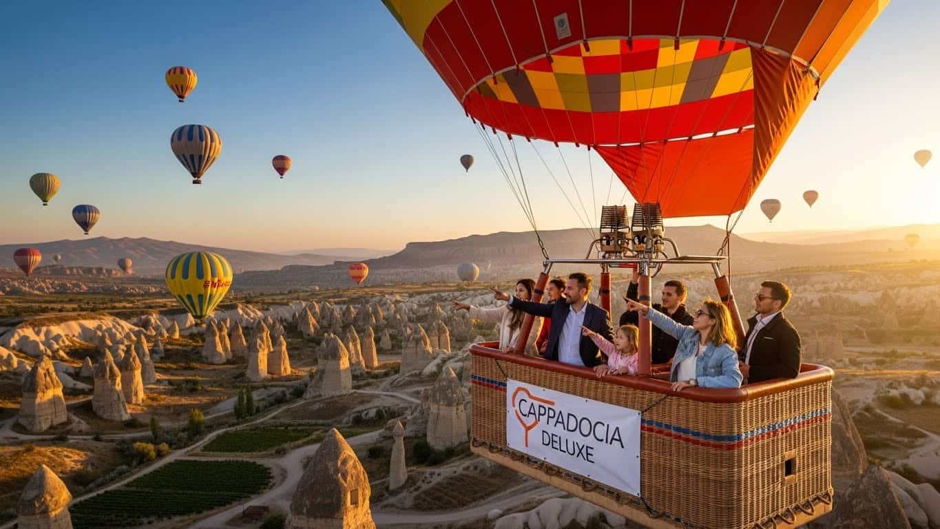 Luxury hot air balloon flight booking Cappadocia