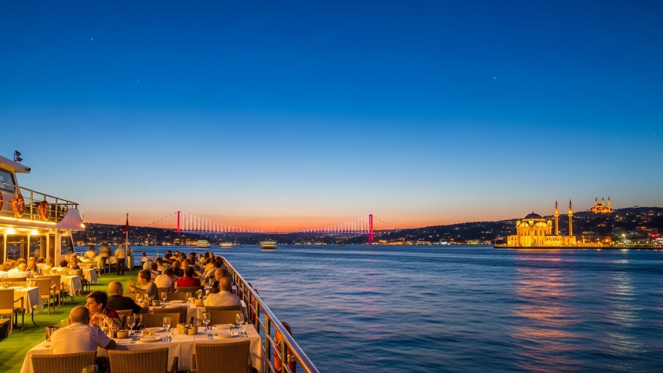 Istanbul Bosphorus Cruise Night Show
