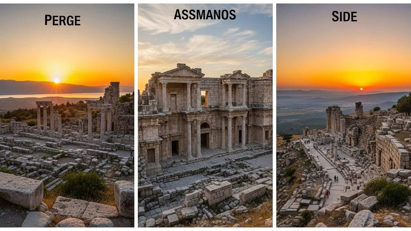 Perge ancient city ruins guided tour