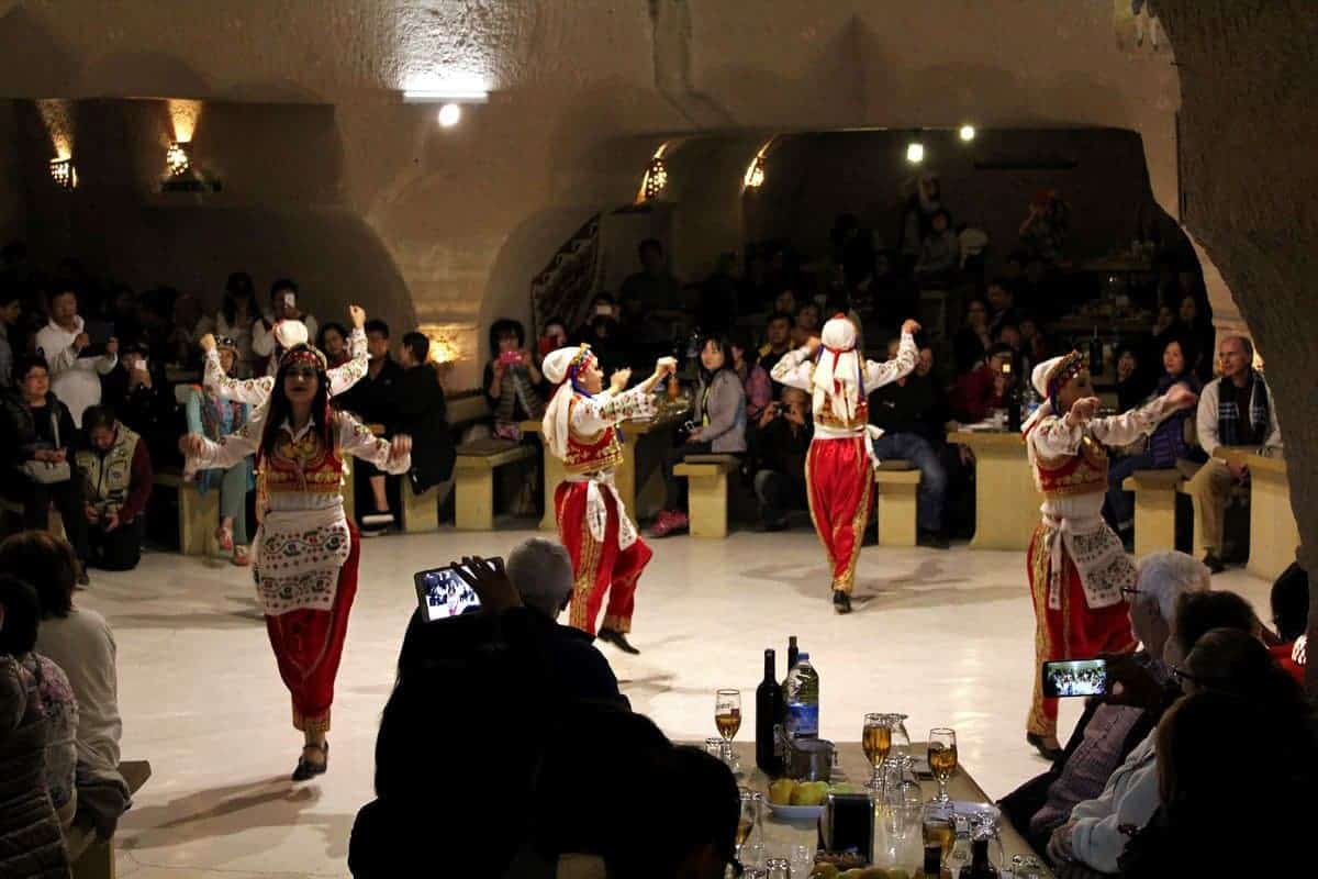 Whirling Dervish religious ceremony at Cappadocia Turkish Night